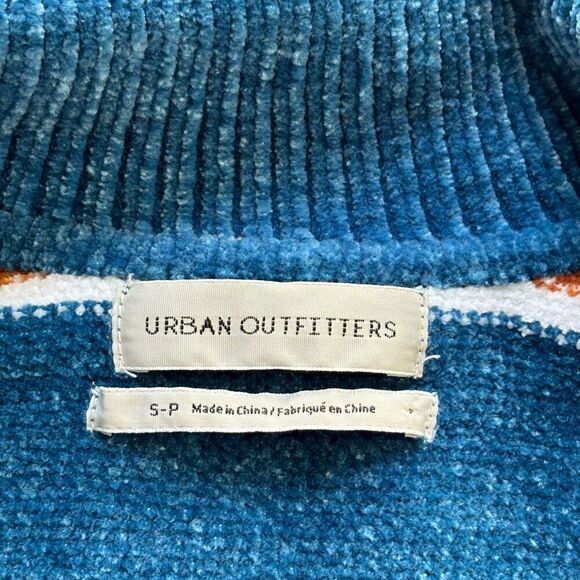 Urban outfitters Juno Velour Half-Zip pullover Sweater small - Picture 6 of 12